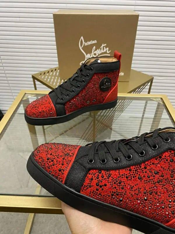 christian louboutin high top chaussures pour homme s_120b76a4